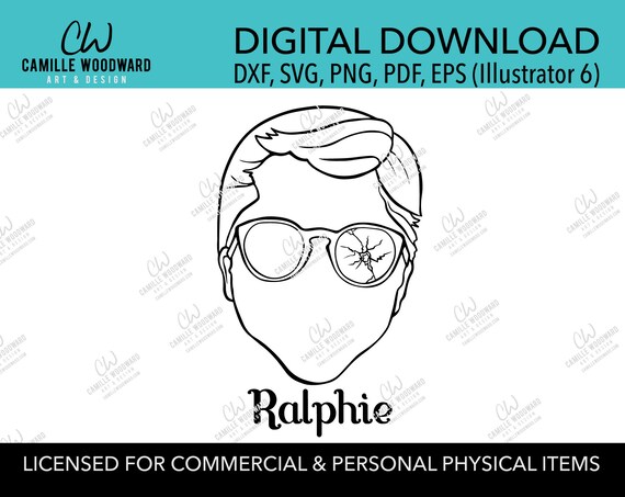 Download Free A Christmas Story Ralphie Face Clip Art Svg Eps Png Etsy SVG DXF Cut File