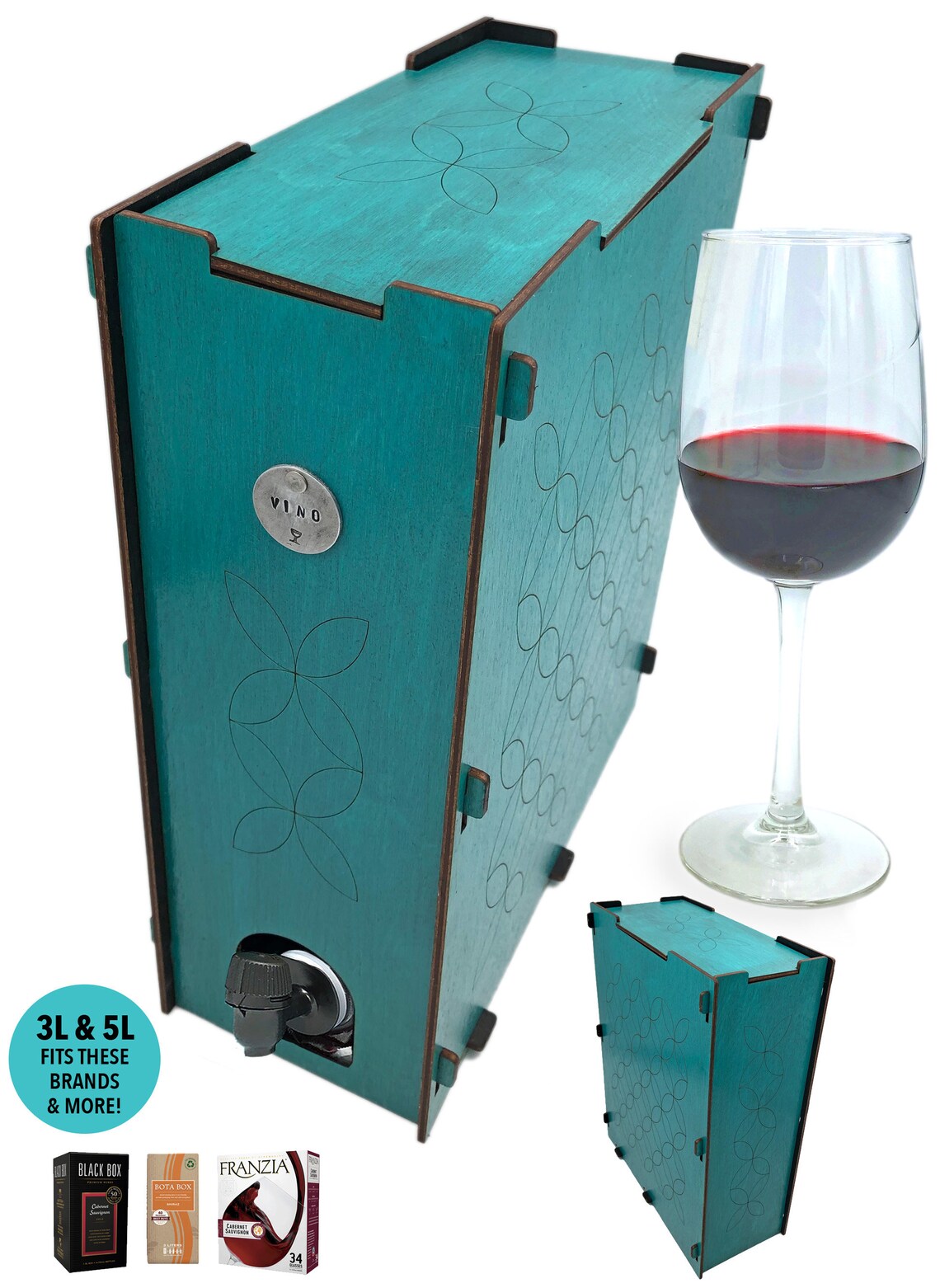 Box Wine Cover Box Wine Holder Box Wine Dispenser Box Wine Etsy