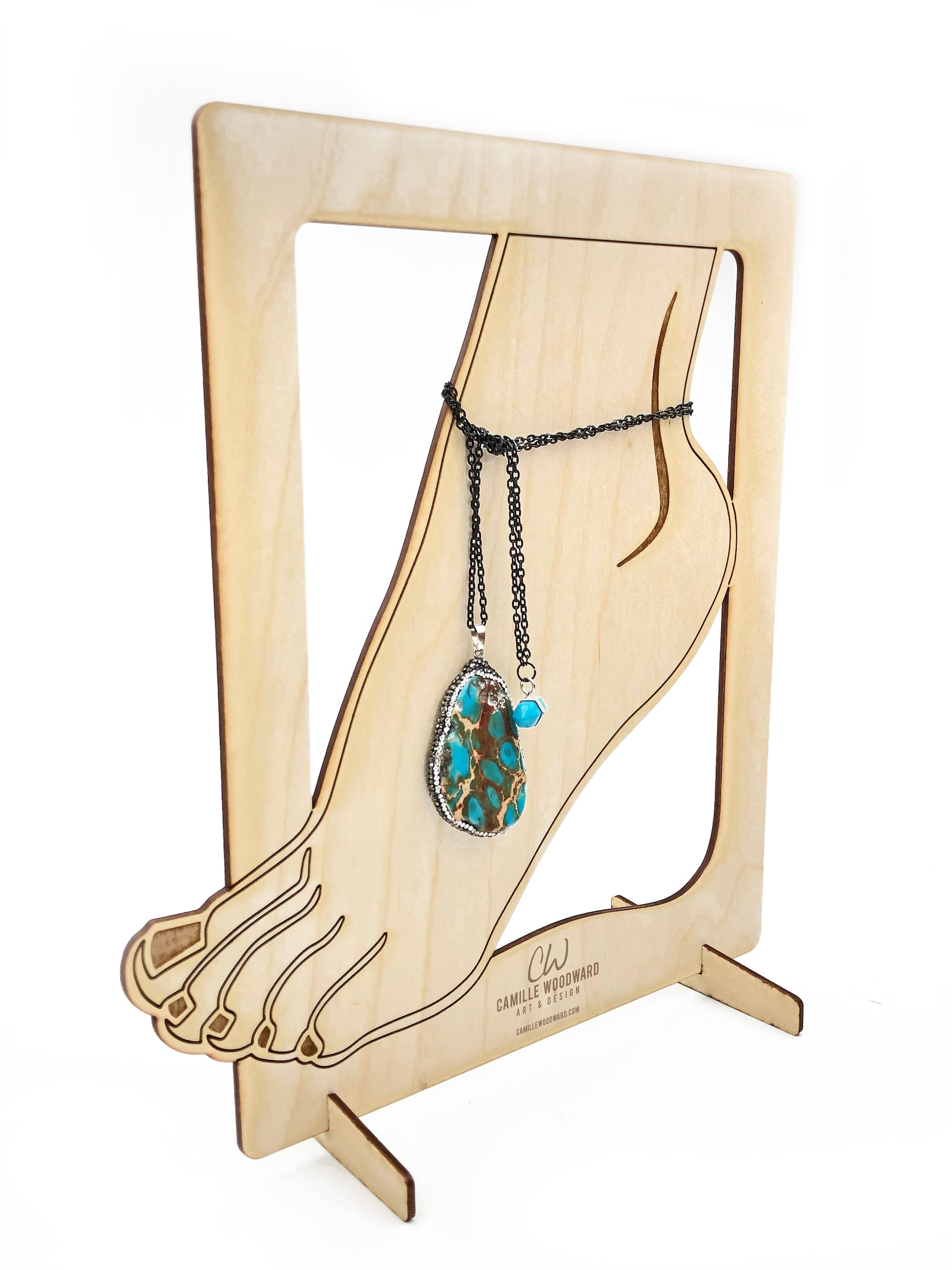 Ankle Bracelet Foot Jewelry Display Stand SVG EPS INSTANT Etsy