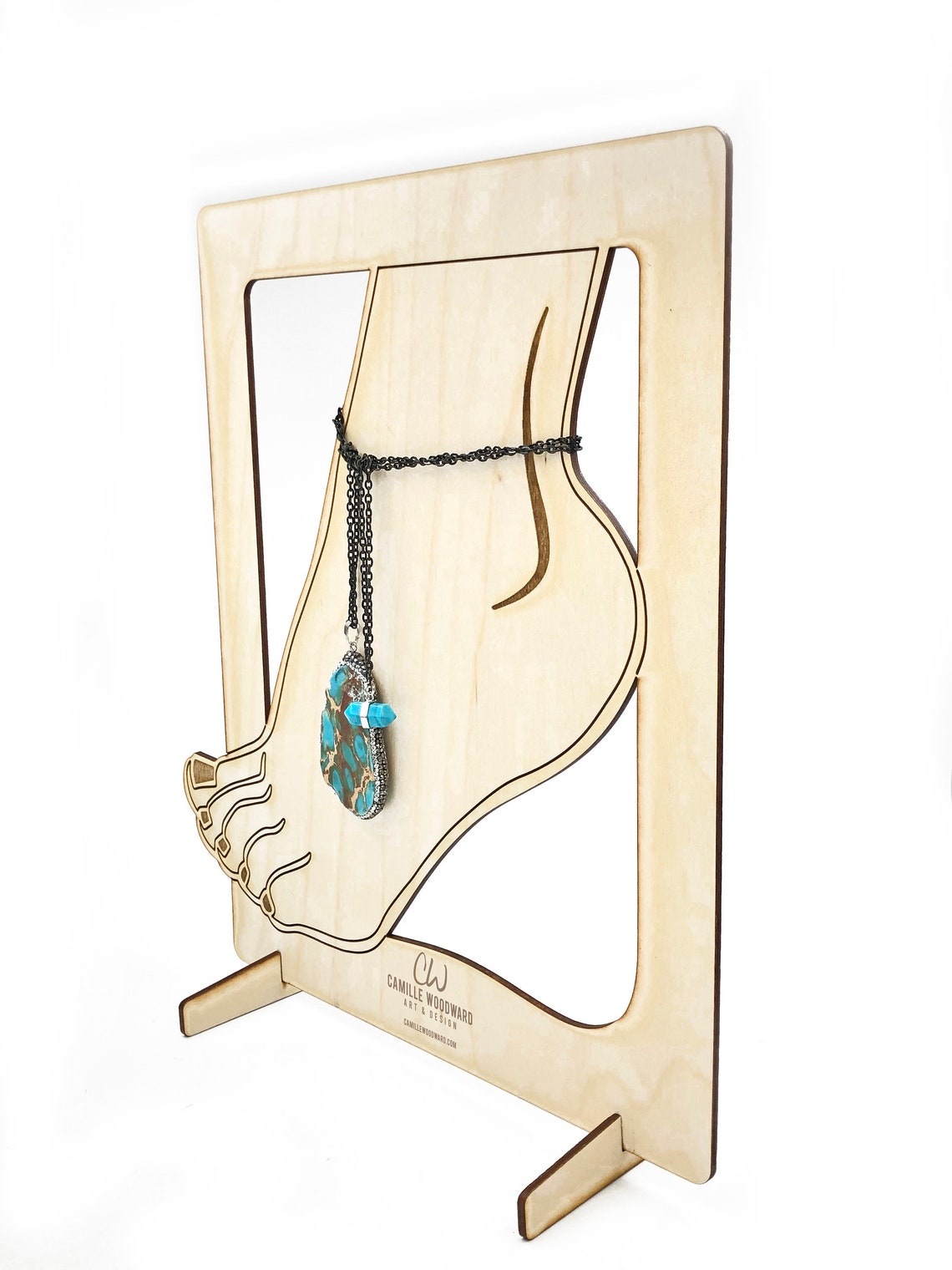 Ankle Bracelet Foot Jewelry Display Stand SVG EPS INSTANT Etsy