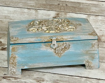 Small Upcycled Beach Jewelry Box