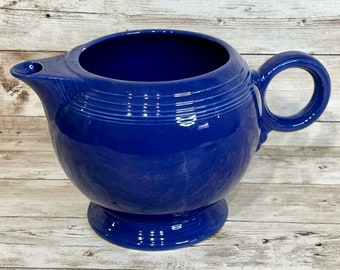 Vintage Fiestaware Cobalt Blue Teapot, no lid