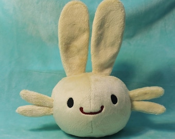 8" Cotton Bunny Slime Rancher inspired soft minky blob plush
