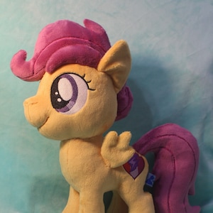 12&quot; Scootaloo cmc Filly My Little Pony inspired Mlp handmade plush plushie MADE TO ORDER