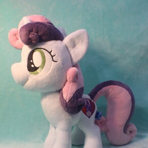 12&quot; Sweetie Belle CMC Filly My Little Pony inspired Mlp handmade plush plushie Made to Order