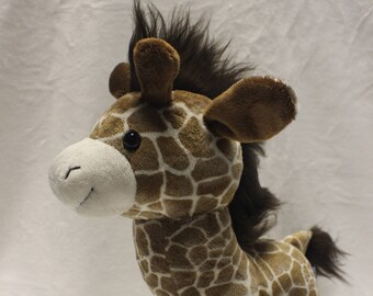 Cute Giraffe 12in printed minky faux fur original plush