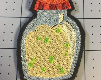 Patch de fer de marque de cutie de beurre de poire