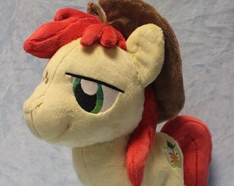 12" Bright Mac mini My Little Pony inspired Mlp handmade plush plushie stallionMADE TO ORDER