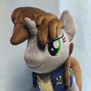 16インチ Littlepip My Little Pony にインスパイアされた MLP ハンドメイドぬいぐるみ Fallout Equestria 受注生産