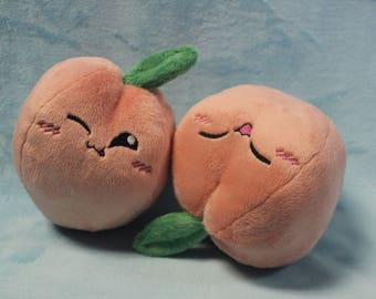 stuffed peach toy