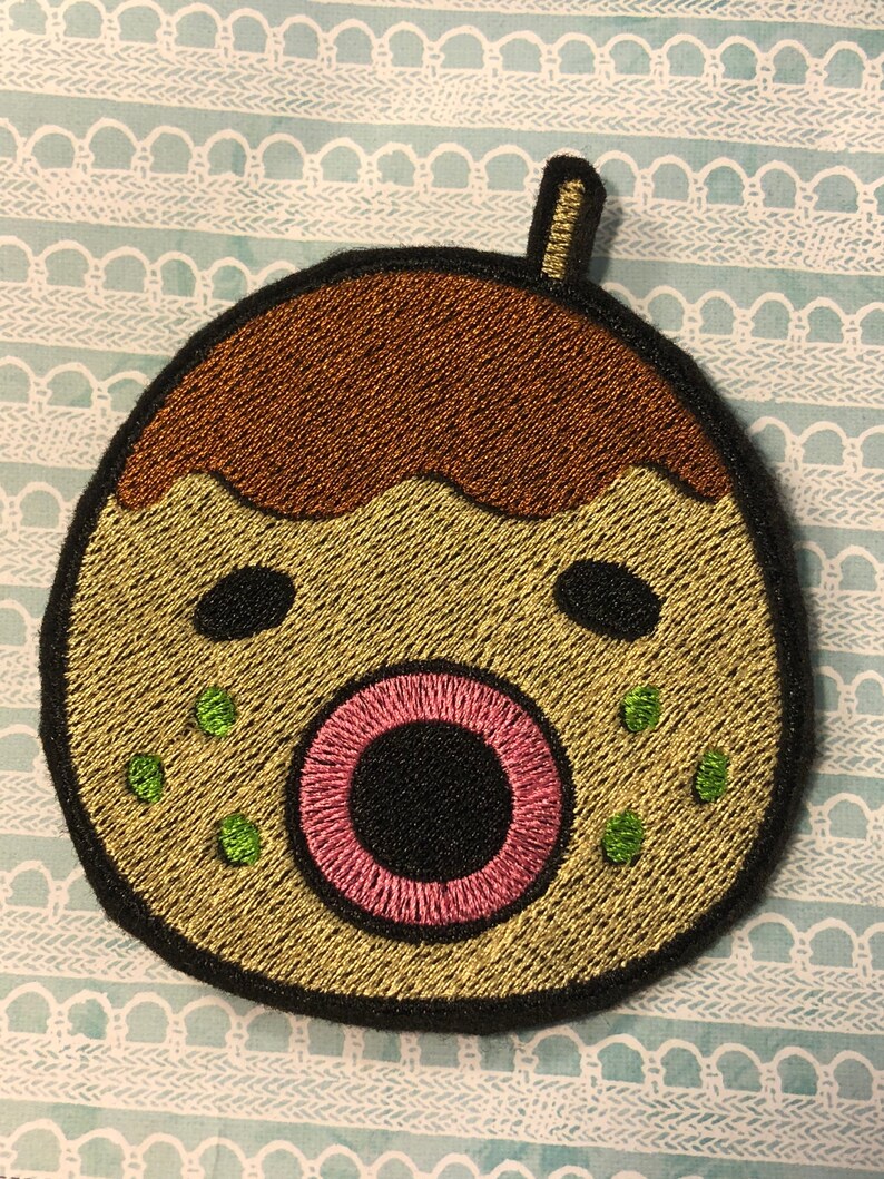 Zucker Animal Crossing inspired Octopus Villager 4\u201d iron-on patch