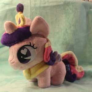 7&quot; Baby Cadance My Little Pony chibi handmade plush plushie MADE TO ORDER