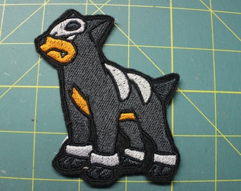 Pokemon Houndour iron-on patch