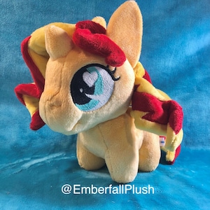 6&quot; Sunset Shimmer My Little Pony chibi handmade plush plushie MADE TO ORDER