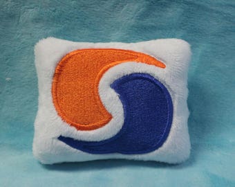 Laundry pod inspired 3.5" soft minky plush with squeaker