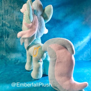 12" Lyra My Little Pony inspired Mlp handmade plush plushie MADE TO ORDER image 4