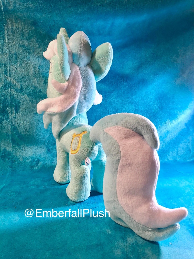 12" Lyra My Little Pony inspired Mlp handmade plush plushie MADE TO ORDER image 4