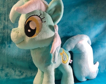 12" Lyra My Little Pony inspired Mlp handmade plush plushie MADE TO ORDER