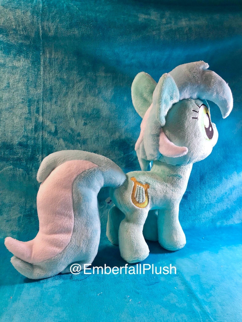 12" Lyra My Little Pony inspired Mlp handmade plush plushie MADE TO ORDER image 5