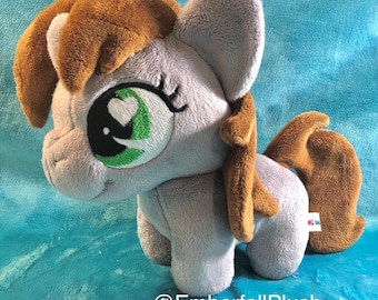6" Littlepip My Little Pony chibi handmade plush plushie MADE TO ORDER