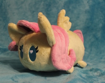 Loaf Baby Fluttershy My Little Pony chibi handmade stacking plush plushie MADE TO ORDER