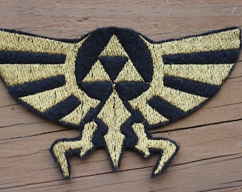 Legend of Zelda Triforce Eagle iron-on patch