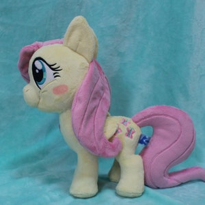 12&quot; Fluttershy Shy Blushing My Little Pony inspired Mlp handmade plush plushie MADE TO ORDER