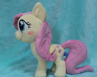 12" Fluttershy Shy Blushing My Little Pony inspired Mlp handmade plush plushie MADE TO ORDER