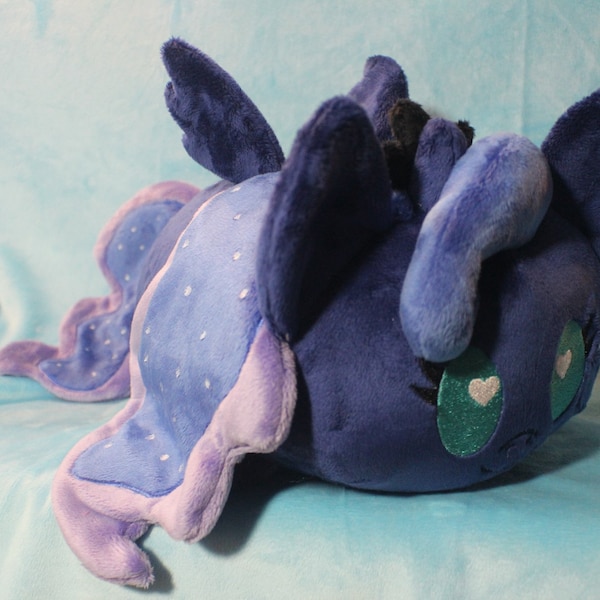 Loaf Princess Luna My Little Pony chibi handmade stacking plush plushie MADE TO ORDER