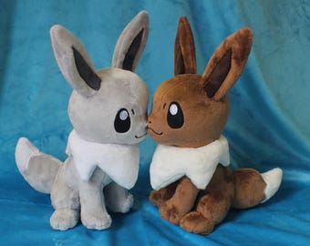 Shiny Eevee Plush Etsy Shiny Eevee Plush Etsy