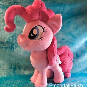12&quot; Pinkie Pie My Little Pony inspired Mlp handmade plush plushie MADE TO ORDER