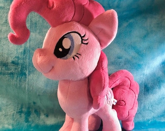 12" Pinkie Pie My Little Pony inspired Mlp handmade plush plushie MADE TO ORDER