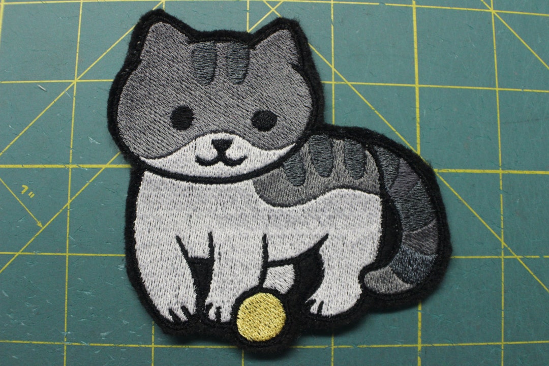 Neko Atsume Pickles Iron on Patch Etsy