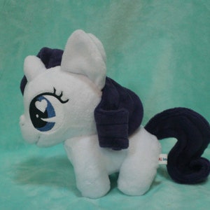 6&quot; Rarity My Little Pony chibi handmade plush plushie MADE TO ORDER