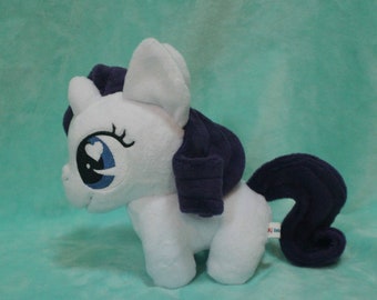 6" Rarity My Little Pony chibi handmade plush plushie MADE TO ORDER