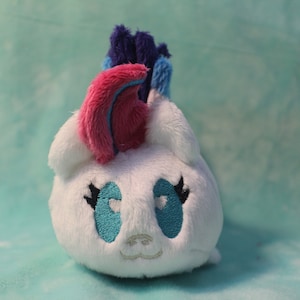 4&quot; Loaf Baby Zipp Storm My Little Pony chibi handmade stacking plush plushie MADE TO ORDER
