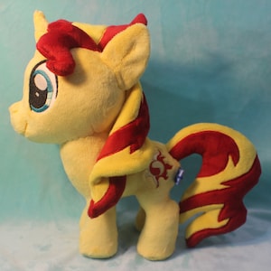 12&quot; Sunset Shimmer My Little Pony inspired Mlp handmade plush plushie