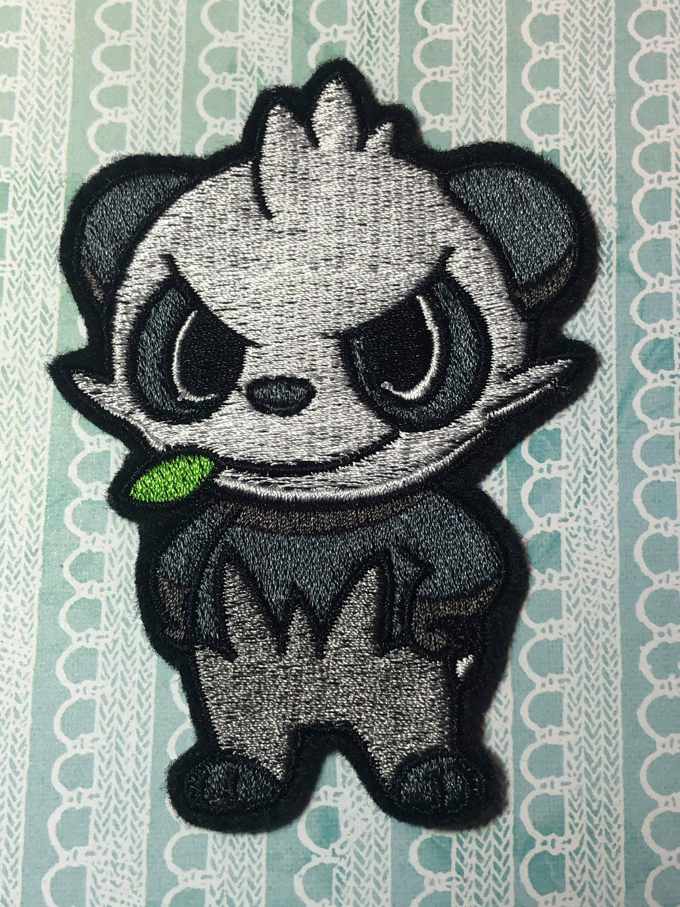Pancham Pokemon Inspired 4 Iron-on Patch - Etsy