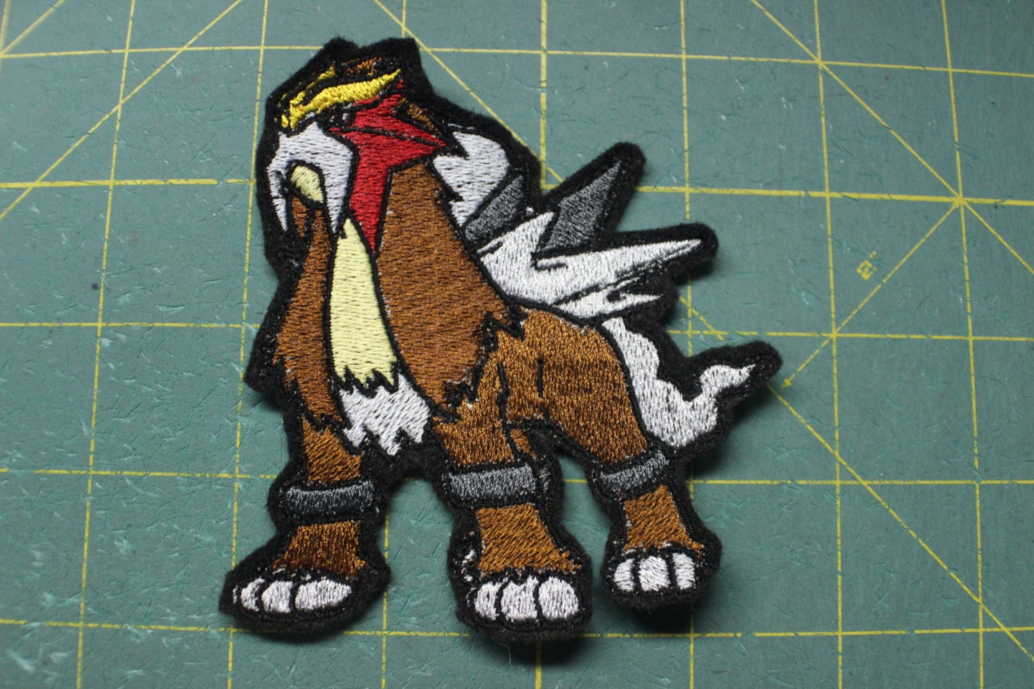 Entei Raikou Suicune Glas in Lood / Aangepaste Holografische 