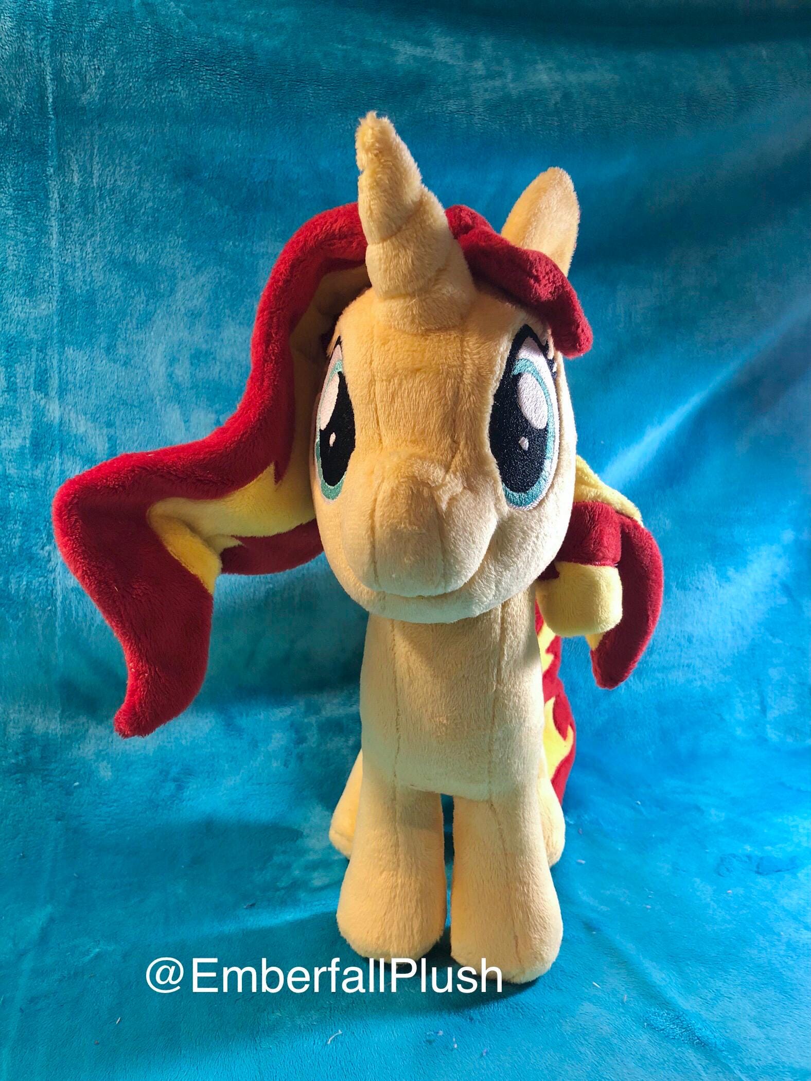 ヴィランズ マイリトルポニー ぬいぐるみ サンセットシマー 12インチ サンセットシマー マイリトルポニー MLP ハンドメイド