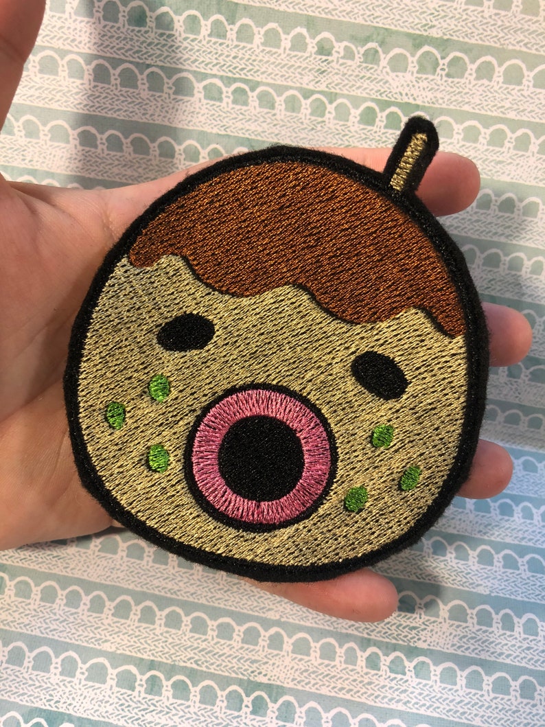 Zucker Animal Crossing inspired Octopus Villager 4\u201d iron-on patch
