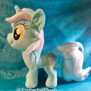 12" Lyra My Little Pony inspired Mlp handmade plush plushie MADE TO ORDER image 2
