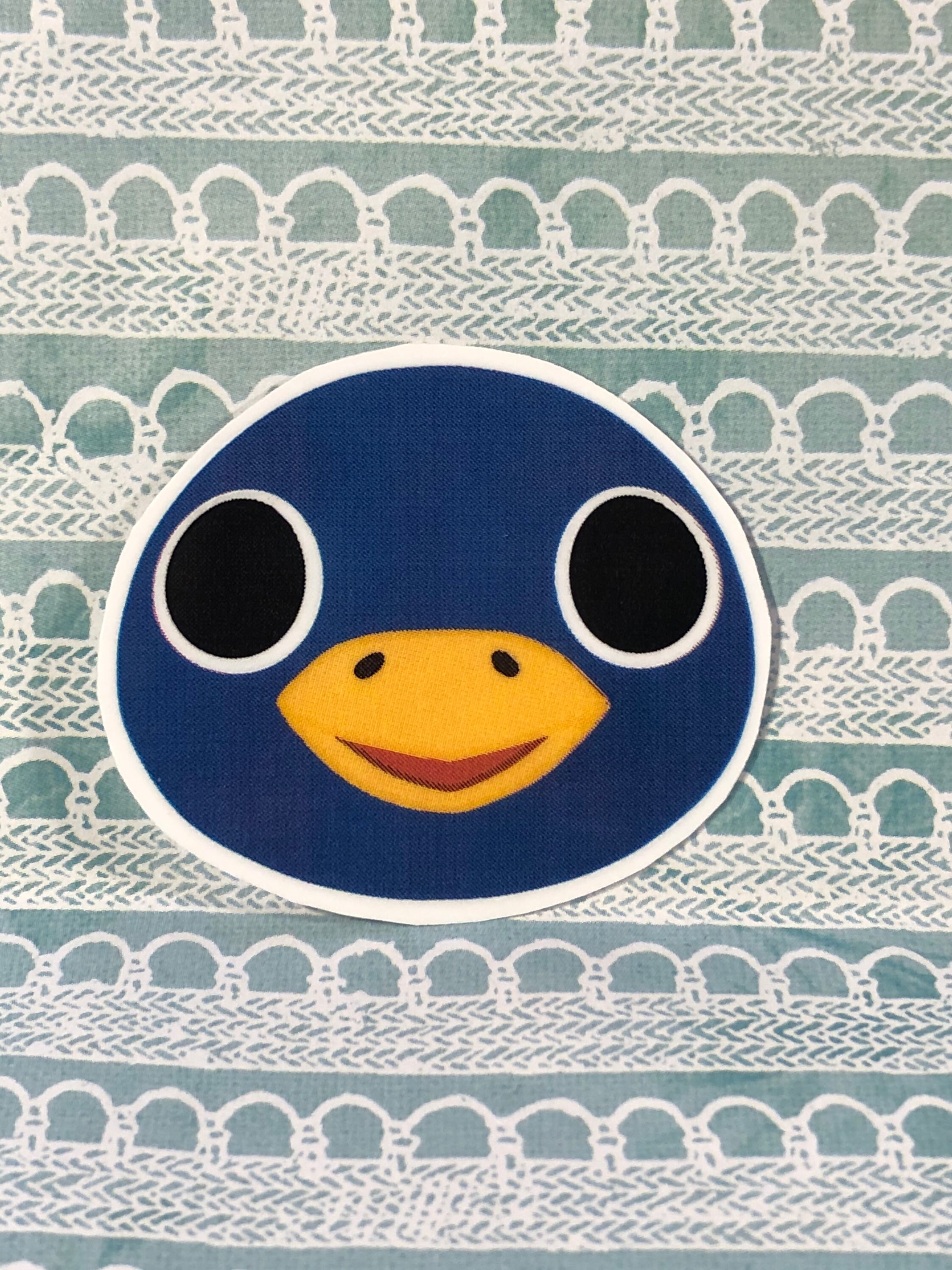 Roald Animal Crossing inspired Penguin villager 2" sticker
