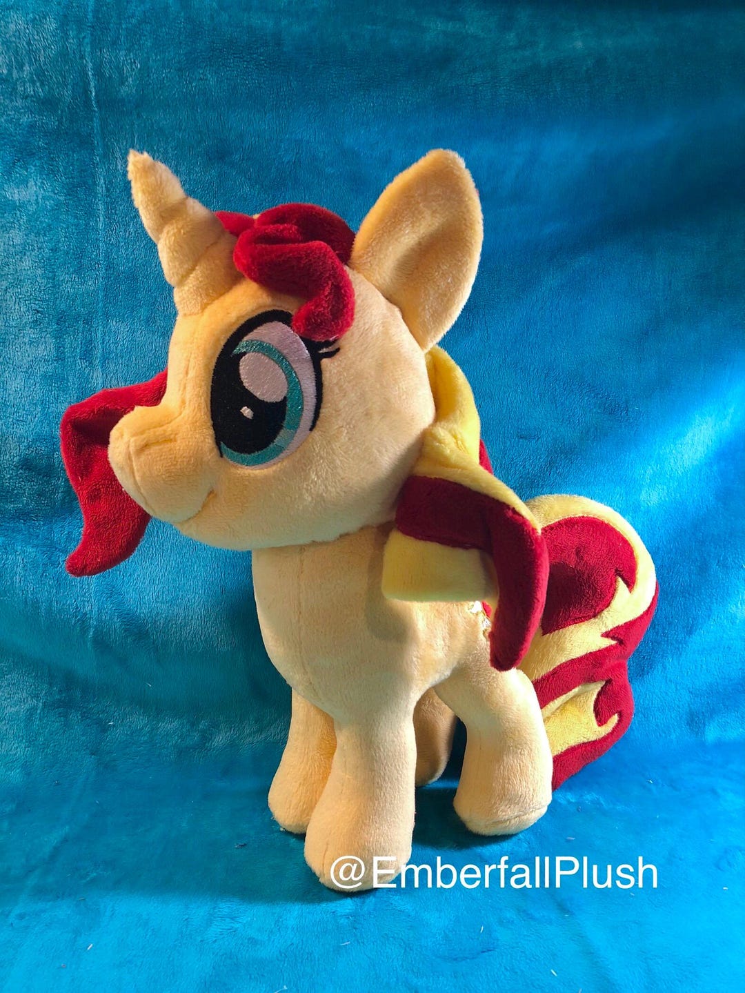 ヴィランズ マイリトルポニー ぬいぐるみ サンセットシマー 12インチ サンセットシマー マイリトルポニー MLP ハンドメイド