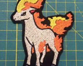 Ponyta iron-on patch