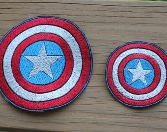 Captain America Shield iron-on patch