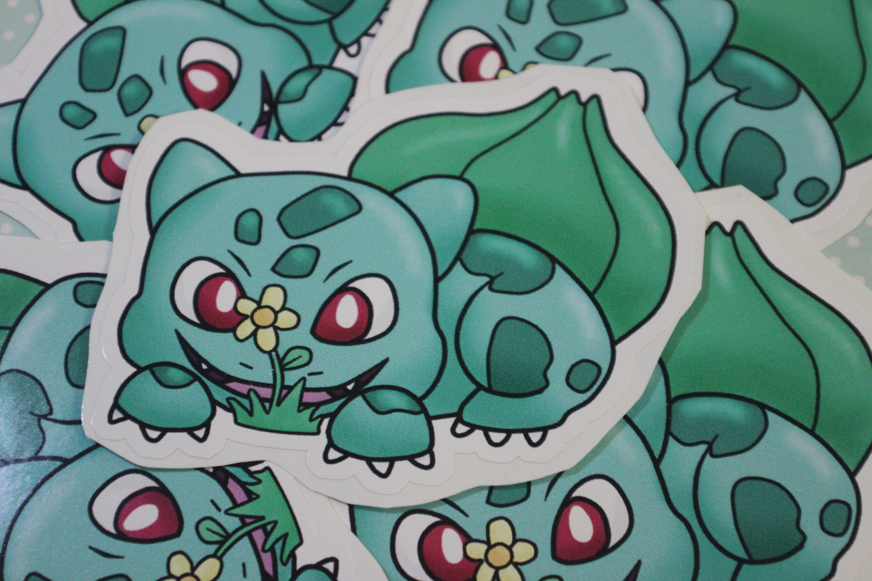 Bulbasaur Pokemon Inspired Grass Starter 3.25in Vinyl Sticker - Etsy