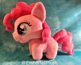 6" Pinkie Pie My Little Pony chibi handmade plush plushie MADE TO ORDER