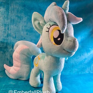 12" Lyra My Little Pony inspired Mlp handmade plush plushie MADE TO ORDER image 3