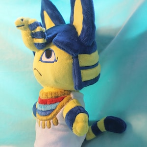 14 Ankha Animal Crossing Inspired Egyptian Cat Kitty Handmade Plushie